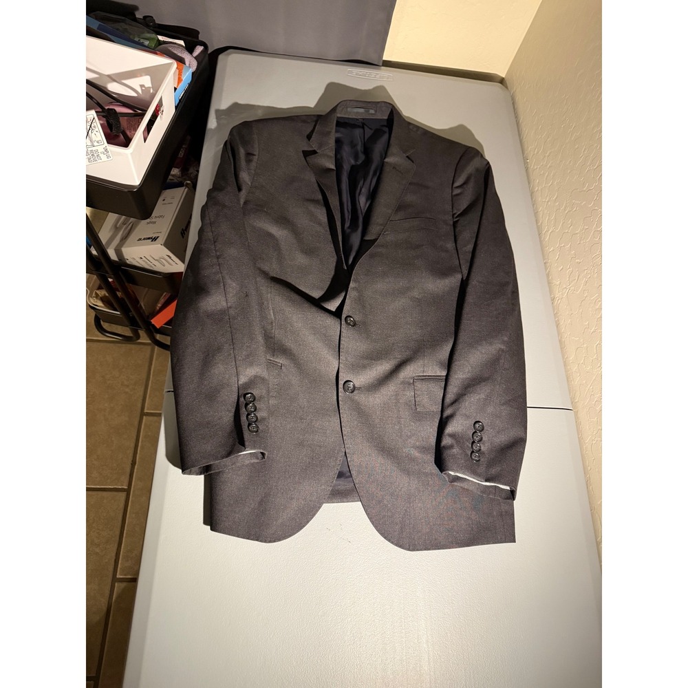 J.Crew Ludlow Loro Piana Super 120s Wool Suit Jacket Blazer Grey Mens‎ 40R